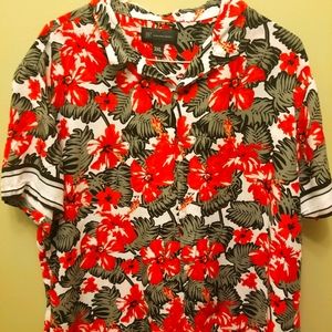 INC Men's Floral Print Shirt